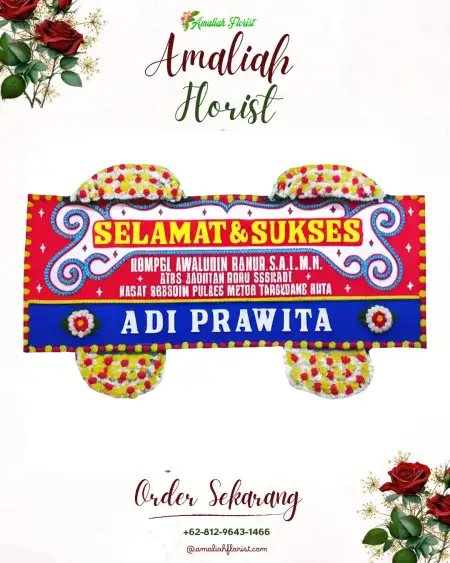 Papan Bunga Ucapan Selamat Japura Lor